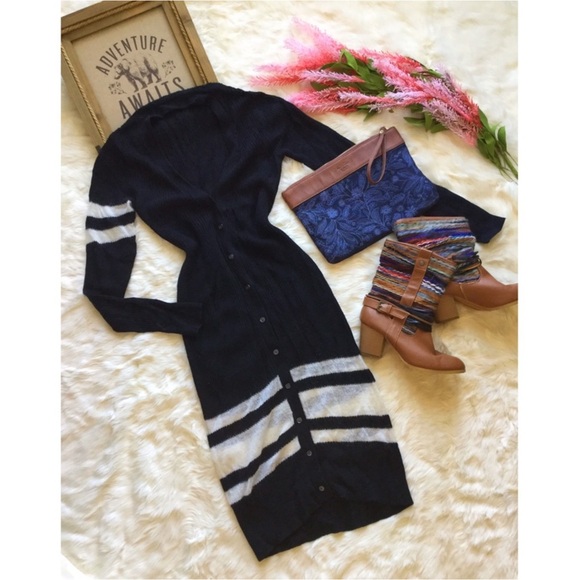 Banana Republic Moon & Ember Cardigan Duster Dress - Picture 4 of 16